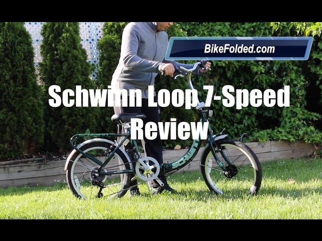schwinn loop adult folding bike