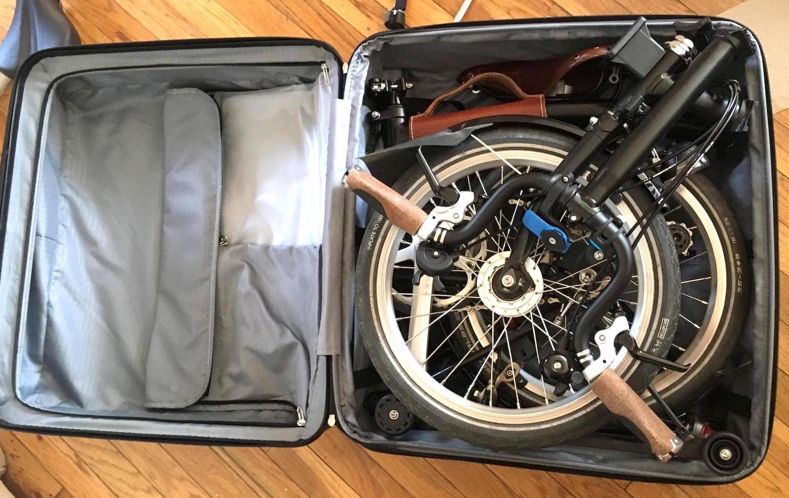 suitcase bicycle
