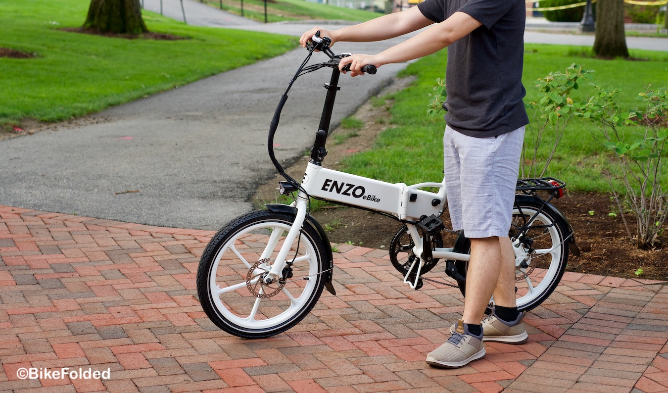 step through folding electric bike